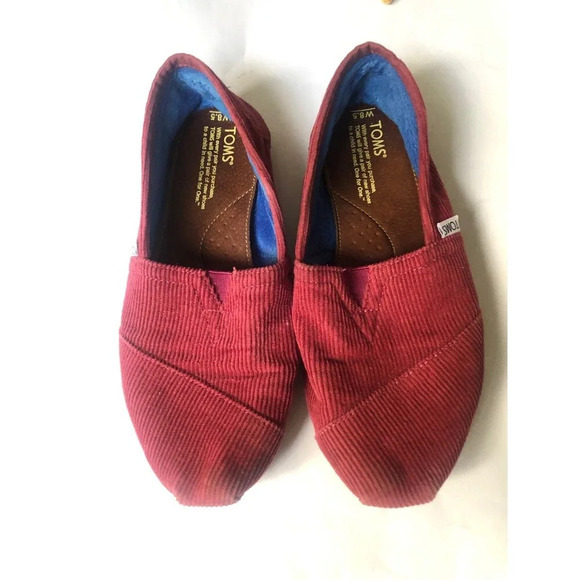 Toms Women’s Corduroy Alpargata Slip On Flats - Picture 1 of 6